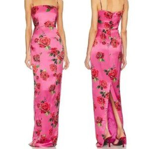 Sau Lee Floral Column Dress